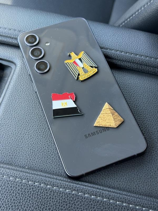 Egypt  Metal Phone Sticker | Egyptian Flag Aesthetic Accessory | Phone & Laptop Decor ip17promax case ip17promax case ip17 phone case ip16promax phone case