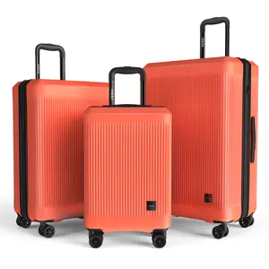 Verdi Luggage 3-Piece Luggage Set (20/24/28in) - Bottom Grip Design, Lightweight, Scratch Resistant, PC(polycarbonate) Hardside Suitcase, with 8-Wheel Rolling 360-degree Spinner