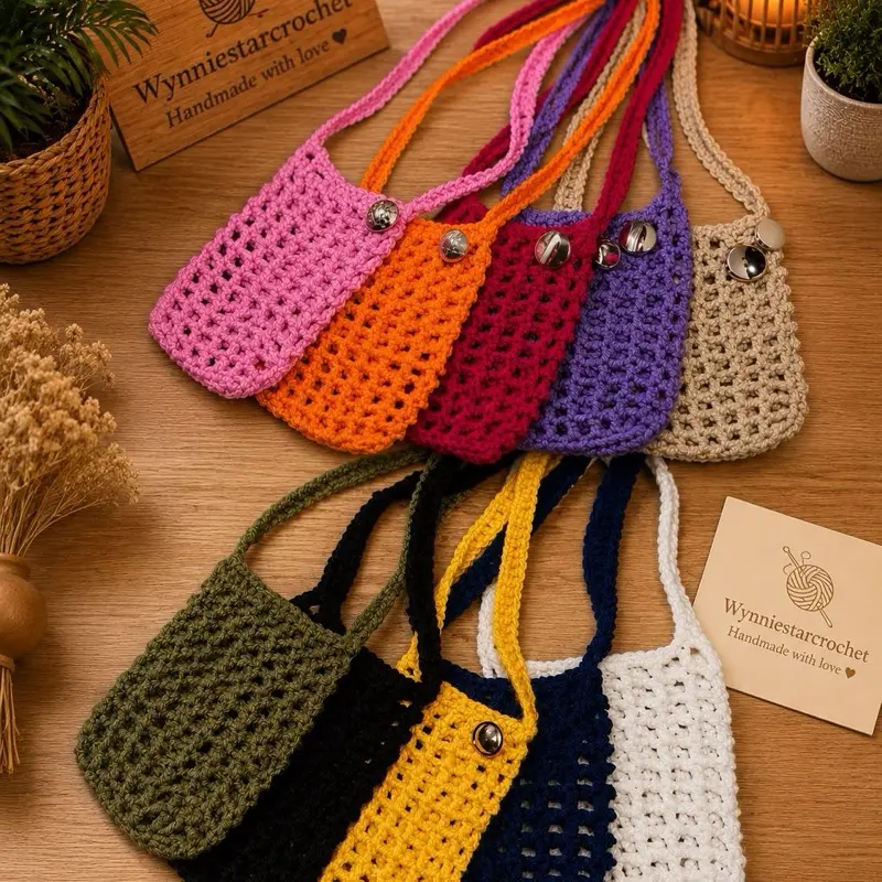 Mini Crochet Crossbody Bag