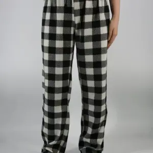 Women Plaid Pajama Pants Fuzzy Pack Long Thermal Lined Buffalo Plaid Pj Bottoms Soft Drawstring Lounge Sleepwear Christmas Cotton Polyester Striped Polka Dot Summer Silk Plain Winter Floral