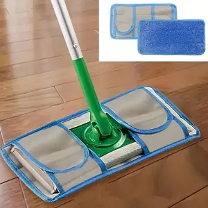 Reusable Mop Replacement Pad, Washable, Durable Floor Mop Cloth, High Absorbency, Wet Dry Use, Easy to Clean Cleaning Supplies, Microfiber Mop Pads, Microfiber Mop Refills