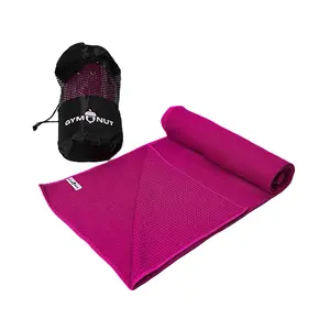 Non-Slip Weight Lifting Towel – 63” x 24” Pink