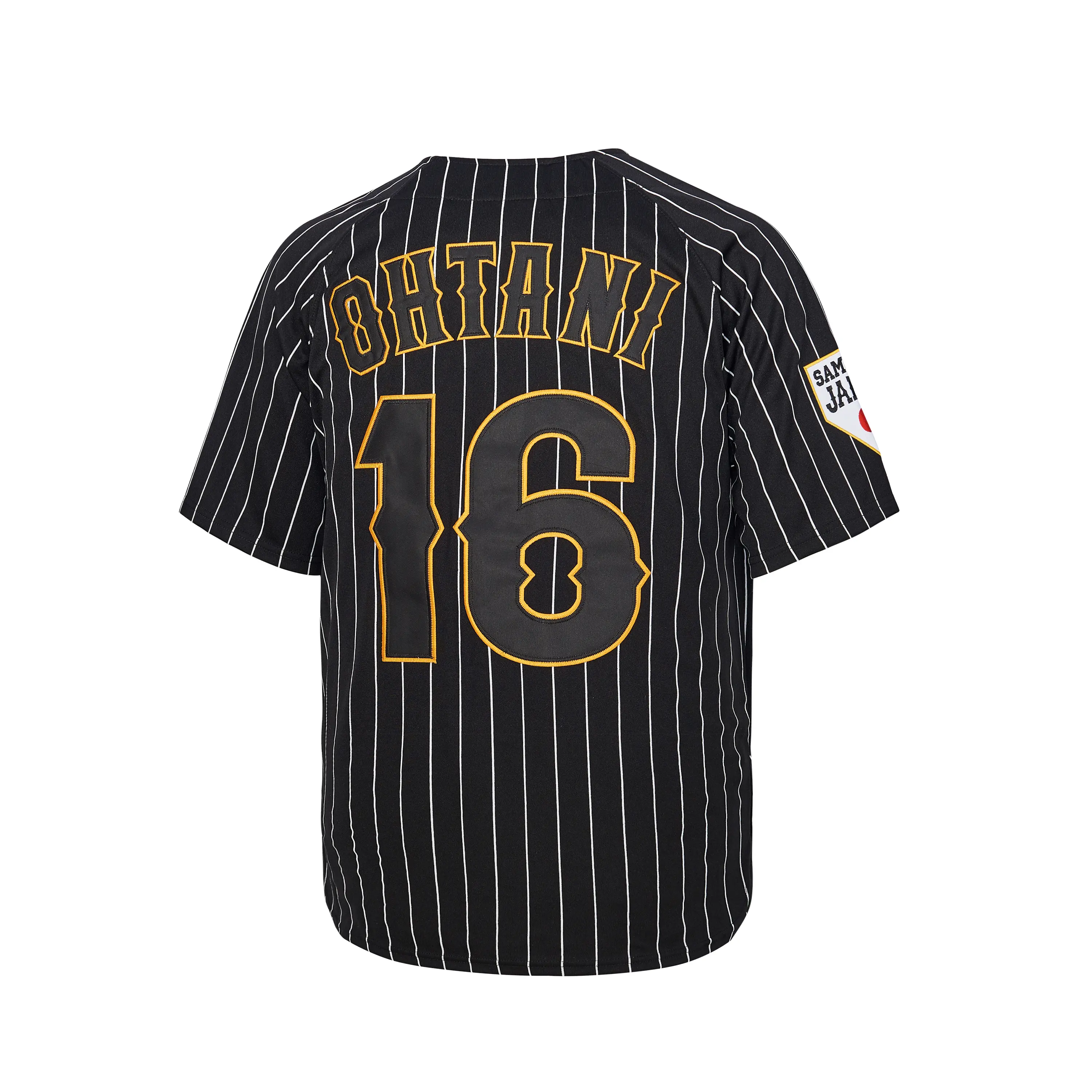 Men's Ohtani #16 Japan Hip Hop Short Sleeves Baseball Jerseys