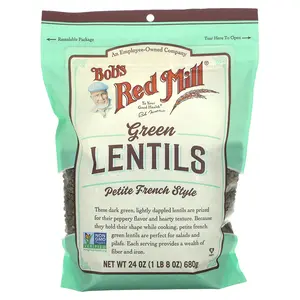 Bob's Red Mill Green Lentils, Petite French Style, 1 lb 8 oz (680 g)