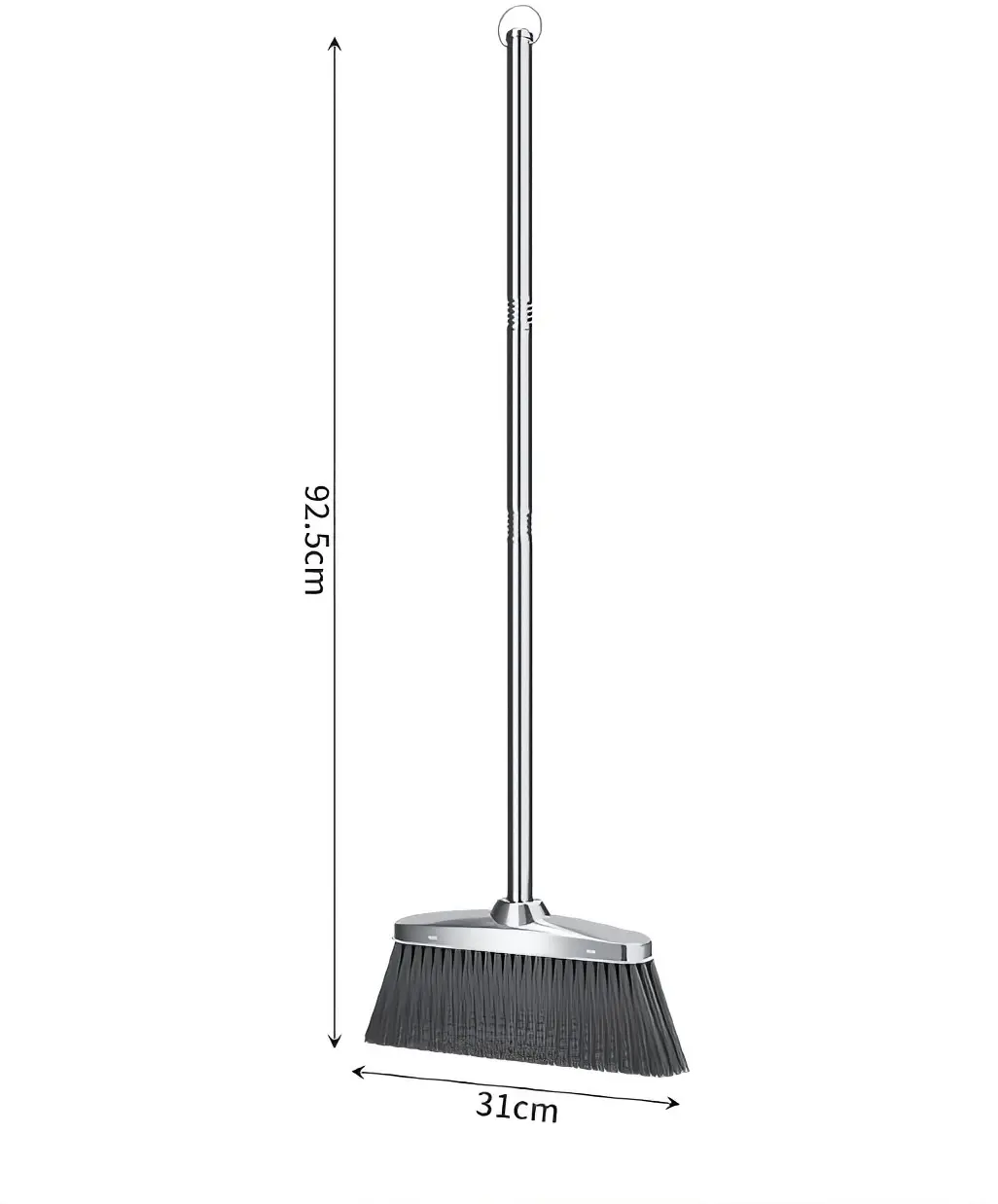 Durable Stainless Steel Household Large Broom for Floor Sweeping