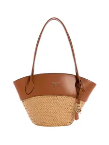 GUESS Female Venere Large Woven Tote