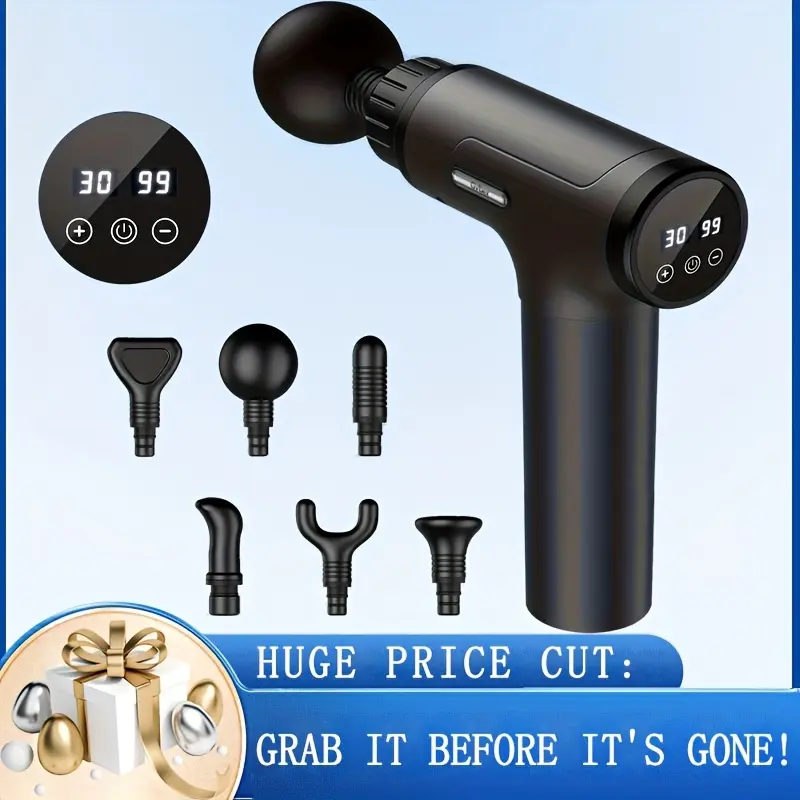 Electric Massage Hammer, Deep Vibration Massage, Portable for Daily Use Or  Travel, Massage Gun for Fascia,
