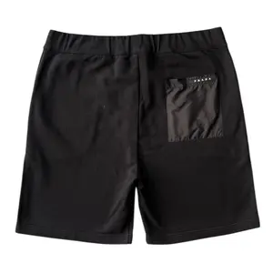 Prada Re-Nylon Pocket Logo Cotton Sweatshorts Black
