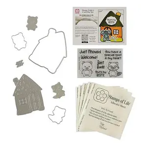 Crafts & Sewing Stamps of Life Fold-It House Stamp and Die Kit