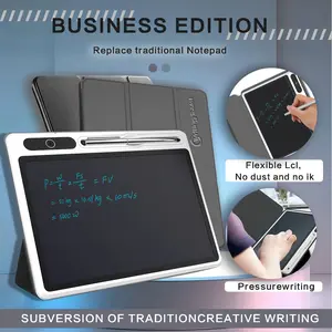 10 inch LCD Writing Tablet Electronic Handwriting Pad Doodle Board with Leather Protective Case for Adults at Home Office Bussiness