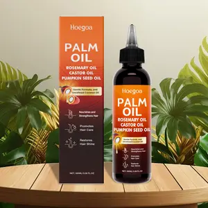Nourishing Palm Oil Rosemary Oil Castor Oil Pumpkin Seed Oil Organic Rosemary and Batana Oil Blend Clean Hair Growth Serum Oils Makes Hair Thicker and Stronger Healthy Scalp
