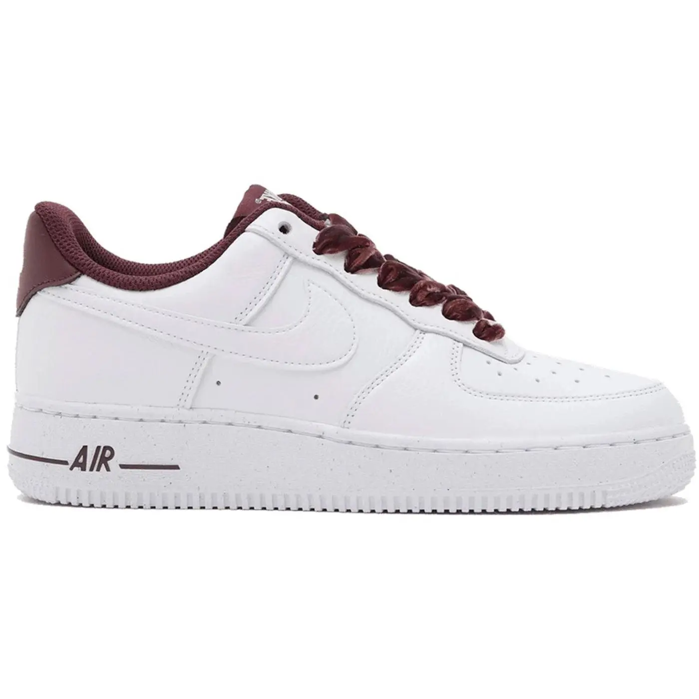 Nike Air Force 1 Low '07 Vintage White Burgundy Crush (Women's) - HV4403-600