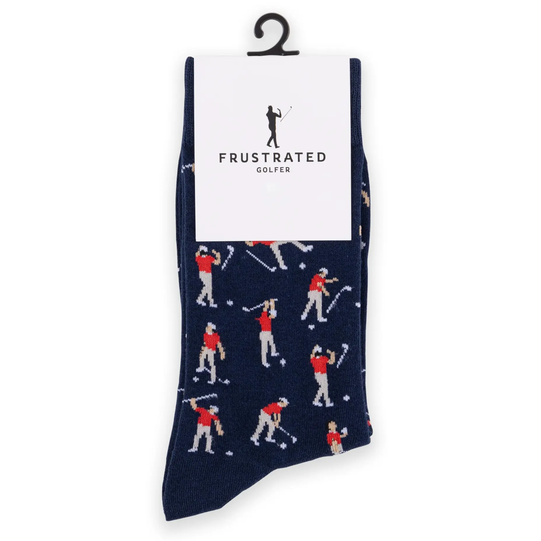 Golf Socks - Funny Angry Golfer Socks - Funny Golf Gift for Men - 1 Pair per Pack - Size 10-13 Socks, Fathersday Gift, Christmas Gifts