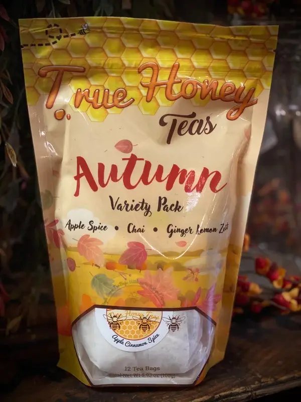 Autumn Variety Pack, Tea 12-Pack Beverage Honey Natural Organic