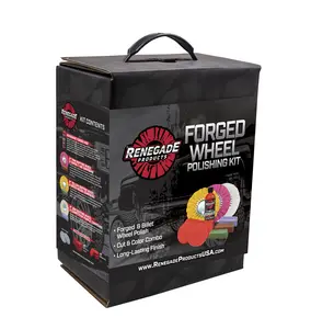 Renegade Products | Forged Wheel Polishing Kit – Full Buffing & Metal Finishing Kit for Billet & Forged Aluminum Wheels Car Paint Waxing Car Detailing Tools