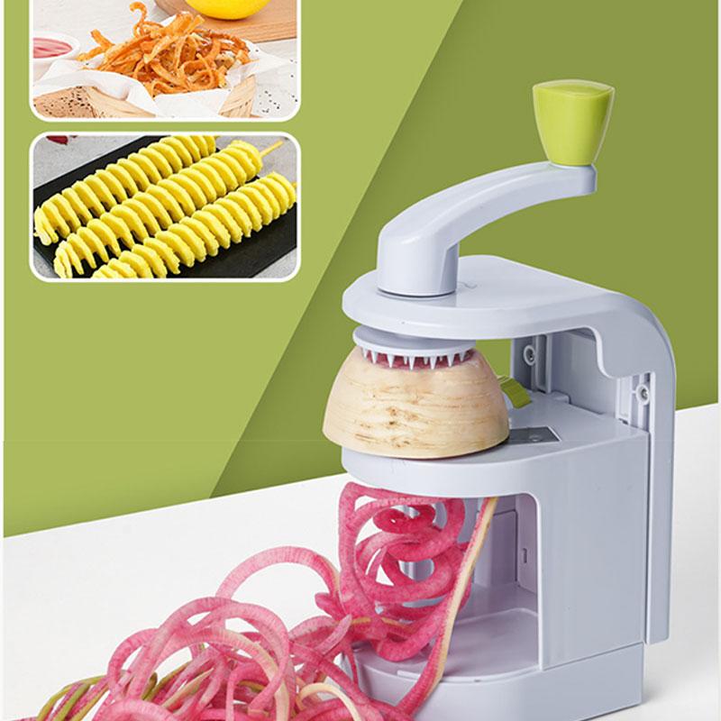 5 Blades Vegetable Spiralizer Zucchini Noodle Maker Best Veggie Spiral Slicer Curly Fry Chopper Cutter Pasta Spaghetti Maker