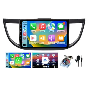 Car Radio Stereo for Honda CRV 2012 2013 2014 2015 2016 Android 13, 10 Inch IPS Touch Screen CRV Car Stereo with Wireless Carplay/Android Auto, DSP, Bluetooth, Backup Camera, SWC, Built-in GPS, 2G+64G