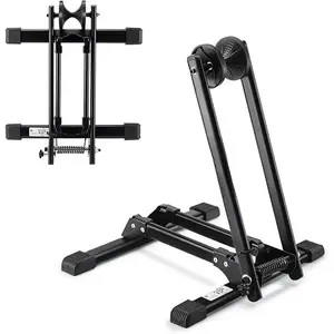 Foldable Bike Stand Floor Bike Parking Stand Bike Holder Bicycle Rack for 20"-29" Mountain Road Indoor Outdoor Garage Storage