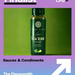Alchemy of Food by The Flavorsmith Salsa Verde Sauce - Made with Local Honey - Net Weight 8 oz (227 g) Dip