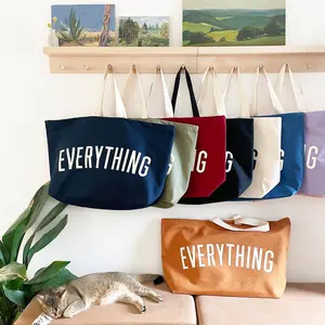 Extra Large Canvas Tote Bag | Everything Really Big Bag | Oversized Shopper & Weekender | Maxi Grocery Tote | Thoughtful Gift for Her