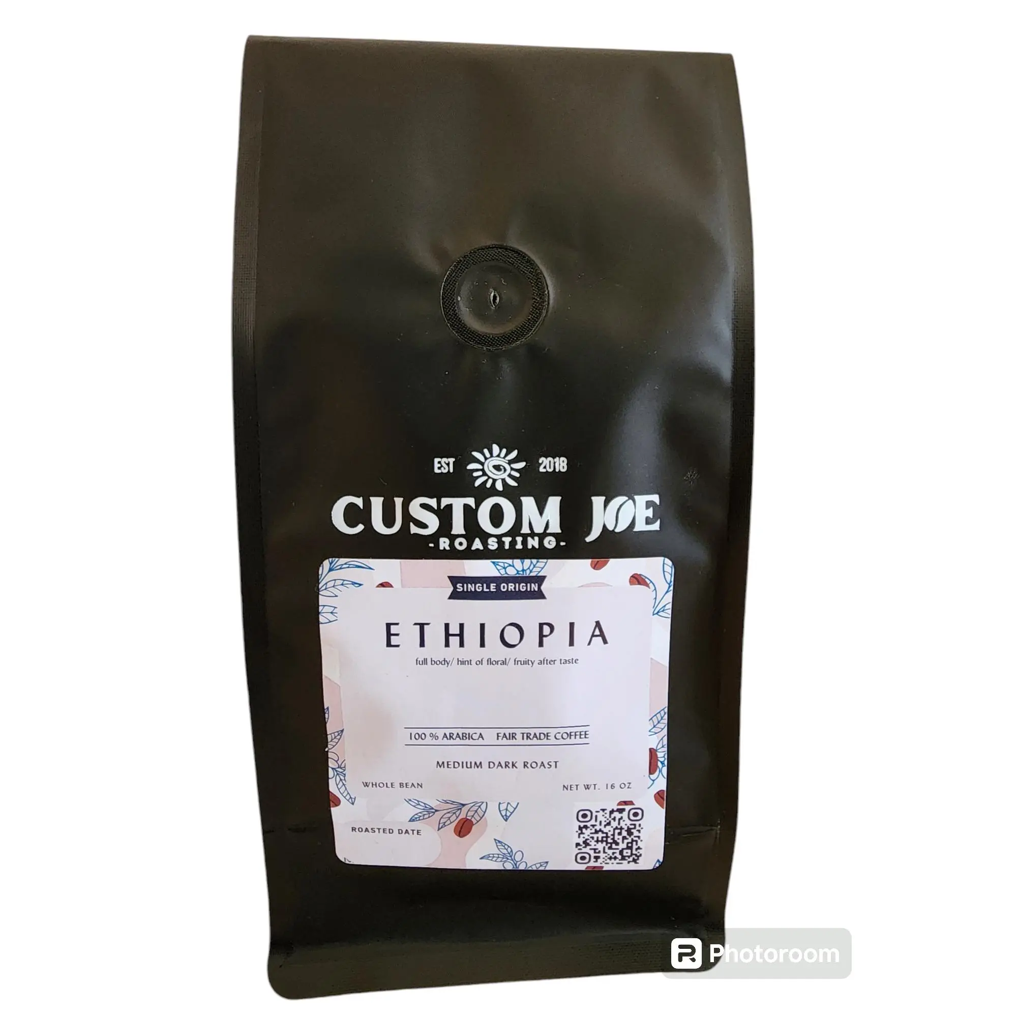 Ethiopia Yirgacheffee Coffee Beans By Custom Joe Roasting Beverage Natural