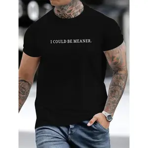 Imperial The Label I Could Be Meaner Embroidered Sweatshirt or T-Shirt – Sassy Unisex Apparel – Bold Statement Gift