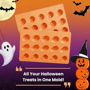 IceMolds Horror Movie Character Molds – Halloween Silicone Molds for Chocolate, Candy, Resin, Crafts – 3D Scary Film Icons for Party Treats & DIY Decor