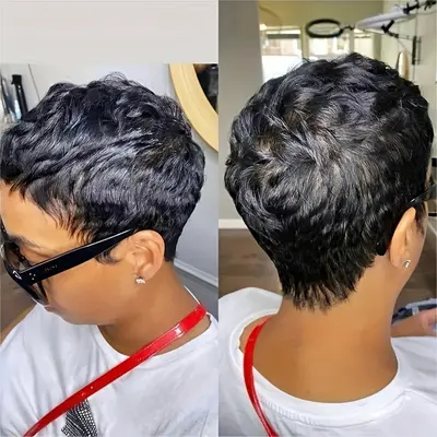 Pixie Cut at Home Black TikTok Shop