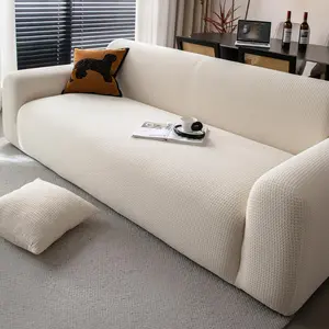 Modern Solid Color Sofa Cover, Sofa Couch Covers, 1 Count Sofa Slipcover, Dustproof Sofa Protector, Sofa Protective Cover for Home Living Room, Home Decor