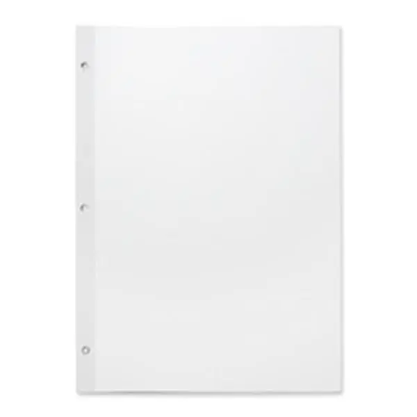 Reinforced Binder Album Paper, Multi-Page Plain White Paper, 11in x 8.50in, Multi-Page Paper