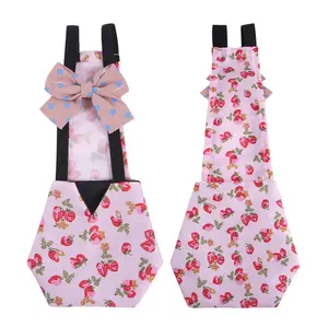 Reusable Washable Clean Chicken Diapers with Bow Tie, Adjustable Waterproof Pet Diaper for Ducks Chickens Geese, Poultry Care Supplies