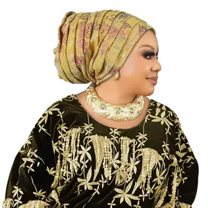 New style, high-end, elegant, stylish, traditional heavy-duty ant fabric solid color gold foil pullover hat for women, available in multiple colors, exquisite workmanship, soft and skin-friendly, suitable for parties, proms, birthday parties, and other da