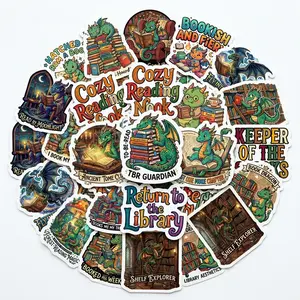 book dragon sticker pack 20