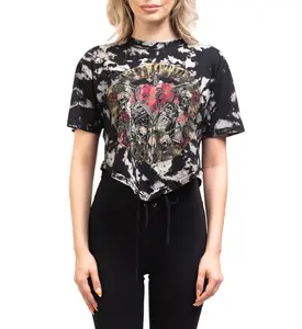 Affliction Women's T-shirt Heart Rock
