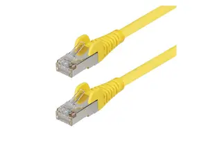 StarTech 6in Yellow CAT6a Ethernet Cable Model NLYL-6IN-CAT6A-PATCH