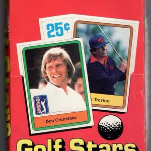 1981 Donruss Golf Wax Packs - Jack Nicklaus Rookie Year