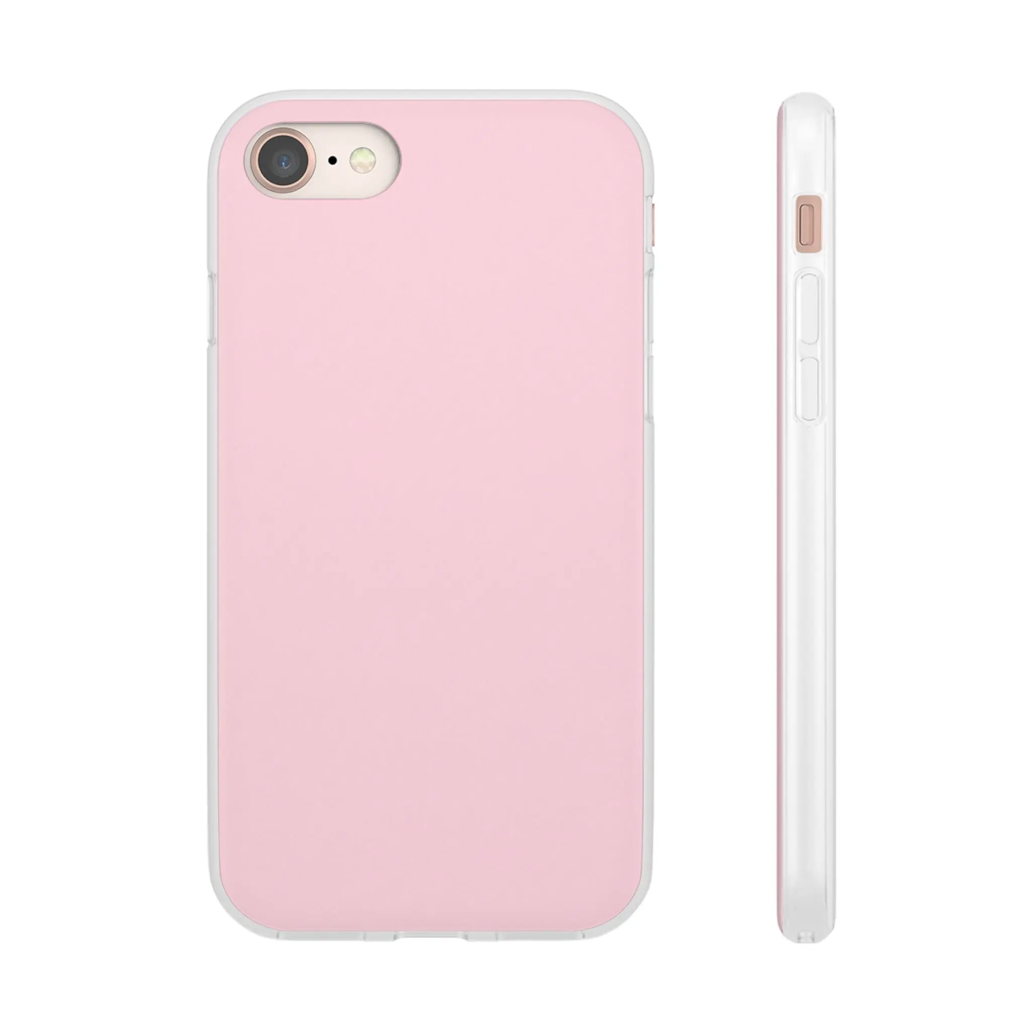Blush Pink TPU Wireless Charging Compatible Smartphone Case - Slim, Flexi, Soft, Shock-Resistant, Tear-Resistant Protective Cover for Cellphones