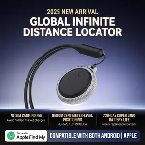 Smart Pet GPS Tracker Tag for Dogs and Cats,Real-Time Tracking Device for Pet Collars, Travel, Outdoor Walks and Everyday Anti-Lost Protection