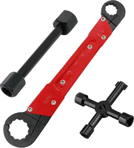 Angle Stop Wrench Kit, Plumbing Tools, Angle-on Plumber Wrench for Quick And Hassle-Free Angle Stop And Supply Nut Installation