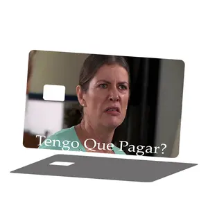 Funny Spanish Debit Card Skin/Sticker - High Quality Vinyl for Customization and Personalization