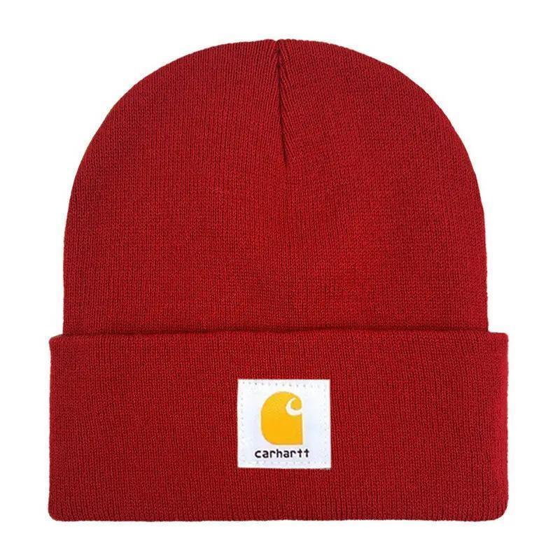 Carhartt hats New Fall & Warm for Outdoor Activities Stylish & Winter Printed Knit Beanie for Adults Windproof