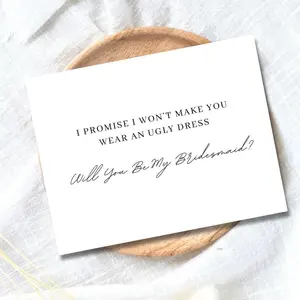Bridesmaid Proposal Card - Funny Maid of Honor Card