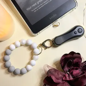 Kindle Remote Page Turner Wristlet Dark Romance Reader Silicone Bracelet Keychain Gift Book Club Friend Book Lover Small Gift Black Wristlet