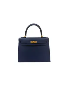 Pre-owned HERMÈS leather Crossbody Bags Kelly Sellier bag stamp w
