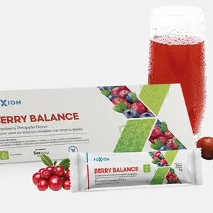 FuXion Berry Balance FuXion Drink Juice Cranberry Pineapple Flavor Instant Drink Mix Based on Cranberry and Tropical Berries Fruit Beverage