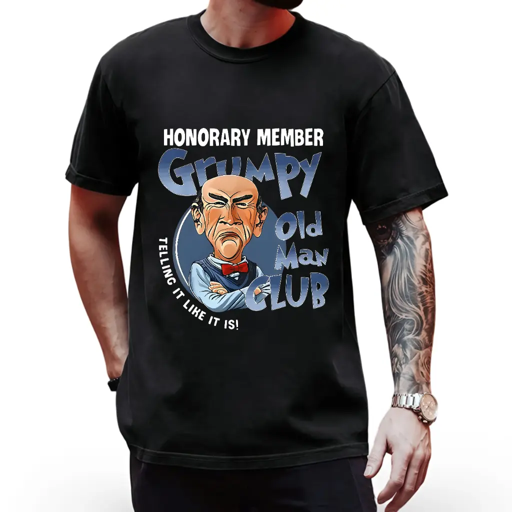Funny Grumpy Old Man Meme Shirt | Telling It Like It Is, Humor Graphic Tee for Guys