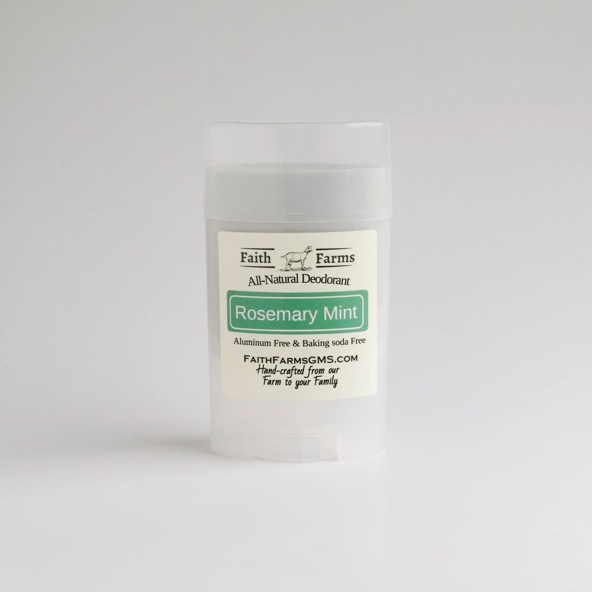 Rosemary & Spearmint Natural Deodorant Stick - Aluminum-Free with Zinc Oxide for Daily Underarm Care & Aromatherapy, Aluminum Free Deodorants, Youth, Fragrances, Clean Label Deodorants