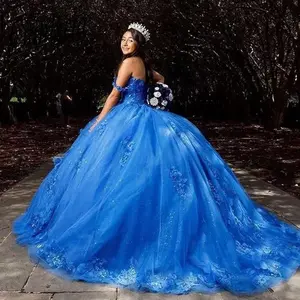 Women's Evening Gown 2025 Blue Tulle Solo Dress Party Specified Gown Wedding Skirt Bridesmaid Dress Minimalist Baby Lace Maxi Womenswear