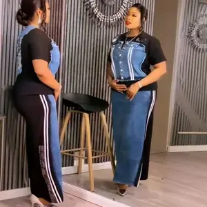 Two piece Jeans up and down