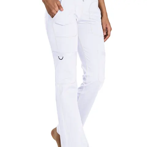 COZY SCRUBS Yoga Scrub Pants for Women Soft Stretch Mid Rise Straight Leg Cargo Bottom with Drawstring,5 Pockets